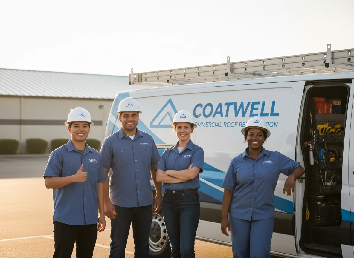 Commercial roof coating company in Arlington, MA