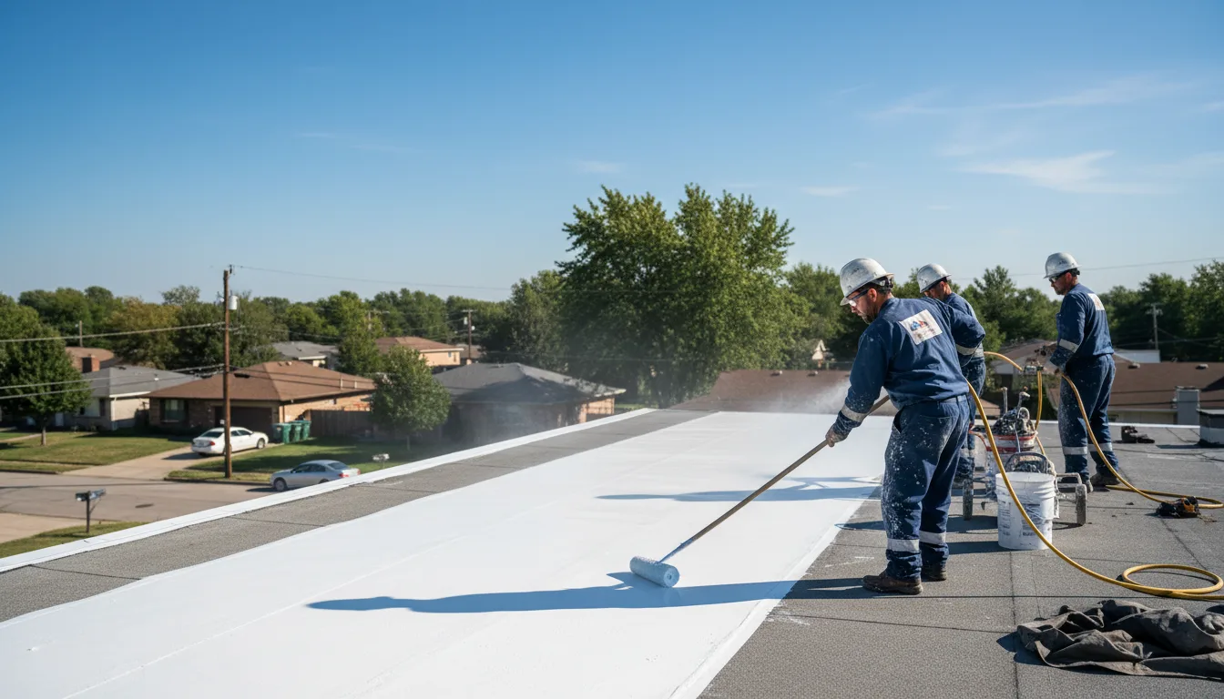 Commercial roof coating in Arlington, MA near me
